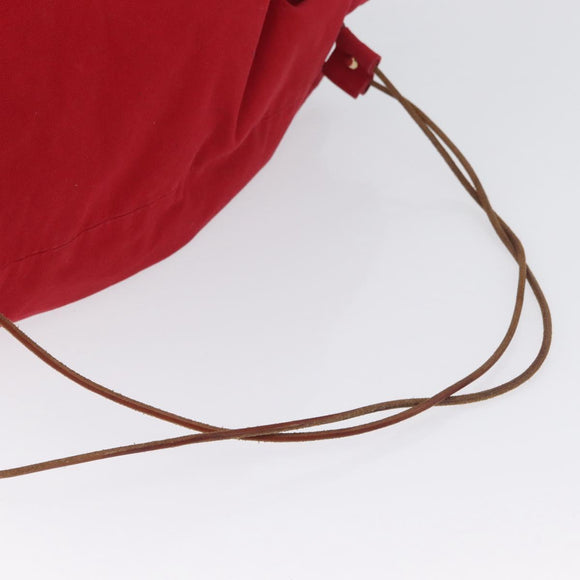 HERMES Tasche Porosion Mimill PM Umhängetasche Baumwolle Rot Original 174545