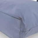 PRADA Tote Bag Nylon Leather Light Blue Silver Auth 174547-9