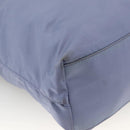 PRADA Tote Bag Nylon Leather Light Blue Silver Auth 174547-14