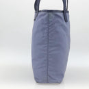PRADA Tote Bag Nylon Leather Light Blue Silver Auth 174547-4