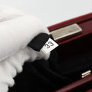 PRADA Hand Bag Leather Bordeaux Auth 174549-24