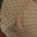 GUCCI Micro GG Supreme Web Sherry Line Bag PVC Beige 012 904 0282 Auth 174550-12