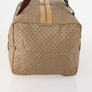 GUCCI Micro GG Supreme Web Sherry Line Bag PVC Beige 012 904 0282 Auth 174550-5