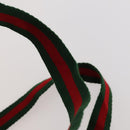 GUCCI Micro GG Supreme Web Sherry Line Bag PVC Beige 012 904 0282 Auth 174550-8