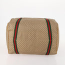 GUCCI Micro GG Supreme Web Sherry Line Bag PVC Beige 012 904 0282 Auth 174550-9