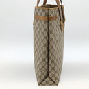 GUCCI GG Supreme Tote Bag PVC Beige Gold 39 02 061 Auth 174551-4