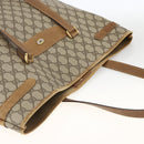 GUCCI GG Supreme Tote Bag PVC Beige Gold 39 02 061 Auth 174551-6