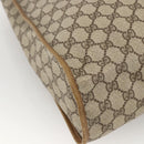GUCCI GG Supreme Tote Bag PVC Beige 92 02 998 Auth 174552-14