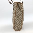 GUCCI GG Supreme Tote Bag PVC Beige 92 02 998 Auth 174552-4