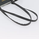 PRADA Tote Bag Nylon Gray Gold Auth 174553-7