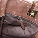 GUCCI GG Canvas Tote Bag Brown Gold 002 1099 Auth 174556-18