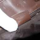 GUCCI GG Canvas Tote Bag Brown Gold 002 1099 Auth 174556-20