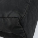 PRADA Tote Bag Nylon Black Silver Auth 174561-17