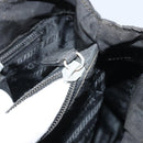 PRADA Tote Bag Nylon Black Silver Auth 174561-11