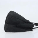PRADA Tote Bag Nylon Black Silver Auth 174561-3