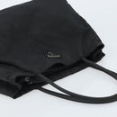 PRADA Tote Bag Nylon Black Silver Auth 174561-6