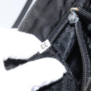 PRADA Tote Bag Nylon Black Silver Auth 174562-11