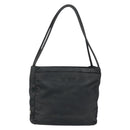 PRADA Tote Bag Nylon Black Silver Auth 174562-13