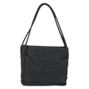 PRADA Tote Bag Nylon Black Silver Auth 174562-2