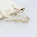 GUCCI GG Implementation Tote Bag PVC White Silver 211137 Auth 174563-7