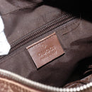 GUCCI GG Canvas Schultertasche Beige Silber 019.0538 Auth 174564-15