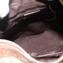 GUCCI GG Canvas Schultertasche Beige Silber 019.0538 Auth 174564-16