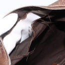 GUCCI GG Canvas Schultertasche Beige Silber 019.0538 Auth 174564-21