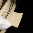 GUCCI GG Canvas Horsebit Shoulder Bag Beige Gold Auth 174565-17