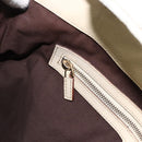 GUCCI GG Canvas Horsebit Shoulder Bag Beige Gold Auth 174565-20