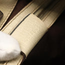 GUCCI GG Canvas Horsebit Shoulder Bag Beige Gold Auth 174565-12