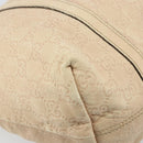 GUCCI GG Canvas Guccissima Tote Bag Leather Beige Gold Auth 174566-11