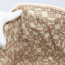 GUCCI GG Canvas Guccissima Tote Bag Leather Beige Gold Auth 174566-18