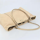 GUCCI GG Canvas Guccissima Tote Bag Leather Beige Gold Auth 174566-6