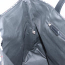 BURBERRY Nova Check Tote Bag Nylon Black Silver Auth 174568-18