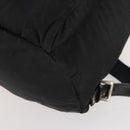 PRADA Backpack Nylon Black Silver Auth 174569-14