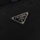 PRADA Backpack Nylon Black Silver Auth 174569-18