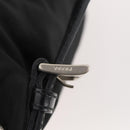 PRADA Backpack Nylon Black Silver Auth 174569-9
