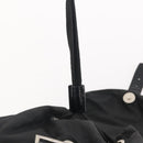 PRADA Backpack Nylon Black Silver Auth 174569-20