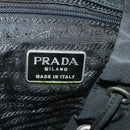 PRADA Backpack Nylon Black Silver Auth 174569-23