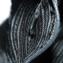PRADA Backpack Nylon Black Silver Auth 174569-25