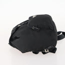 PRADA Backpack Nylon Black Silver Auth 174569-4