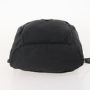 PRADA Backpack Nylon Black Silver Auth 174569-5