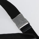 GUCCI Waist bag Canvas Black Silver 28566 Auth 174571-9
