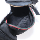 GUCCI Waist bag Canvas Black Silver 28566 Auth 174571-22