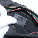 GUCCI Waist bag Canvas Black Silver 28566 Auth 174571-12