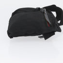 GUCCI Waist bag Canvas Black Silver 28566 Auth 174571-3