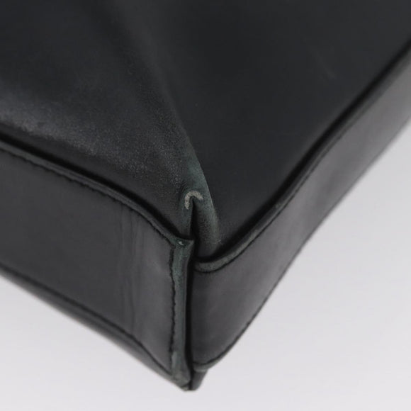 Salvatore Ferragamo Vala Shoulder Bag Leather Black Auth 174573