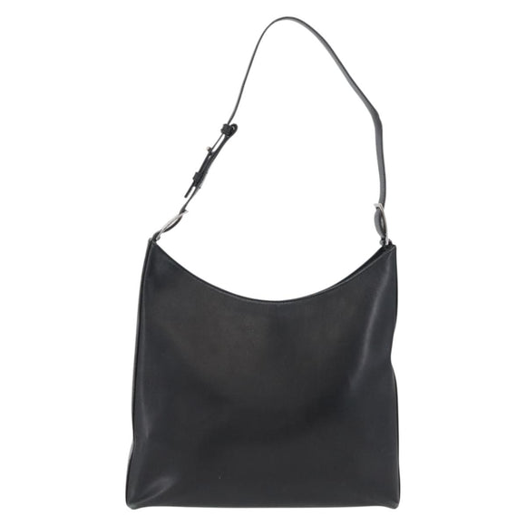 Salvatore Ferragamo Vala Shoulder Bag Leather Black Auth 174573