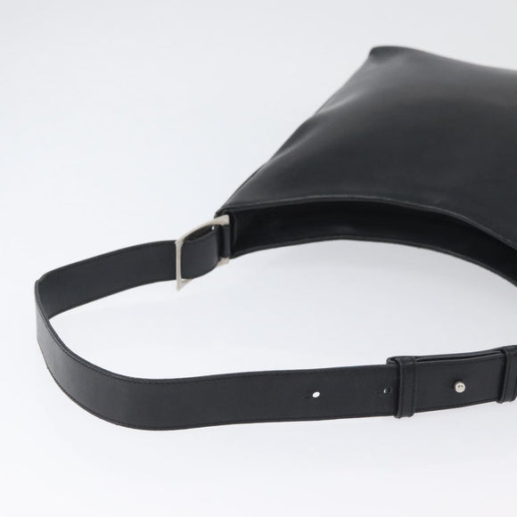 Salvatore Ferragamo Vala Shoulder Bag Leather Black Auth 174573