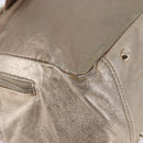 Chloe Hand Bag Leather Beige Gold Auth 174575-10